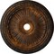 Ekena Millwork Viceroy Ceiling Medallion (Fits Canopies up to 4 7/8"), 35 1/8"OD x 4 7/8"ID x 2 1/2"P, Rust CM35VIRUS - alternate 1